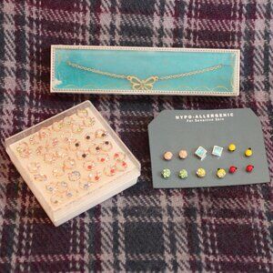NWT Earrings Necklace Child's Jewelry Lot